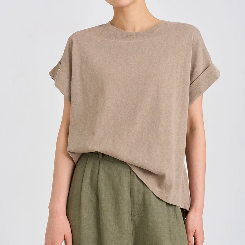 The Rolled Cuff Oversized Tee - Image 2