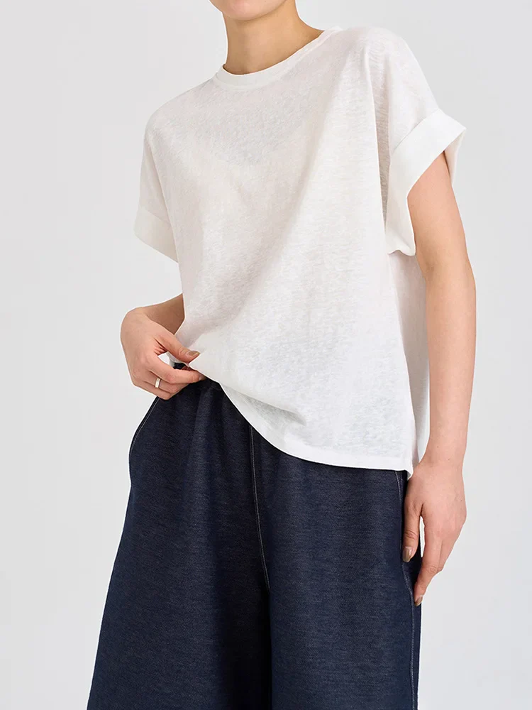 The Rolled Cuff Oversized Tee - Image 3
