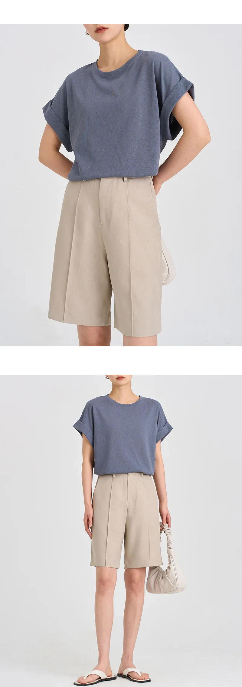 The Rolled Cuff Oversized Tee - Image 7