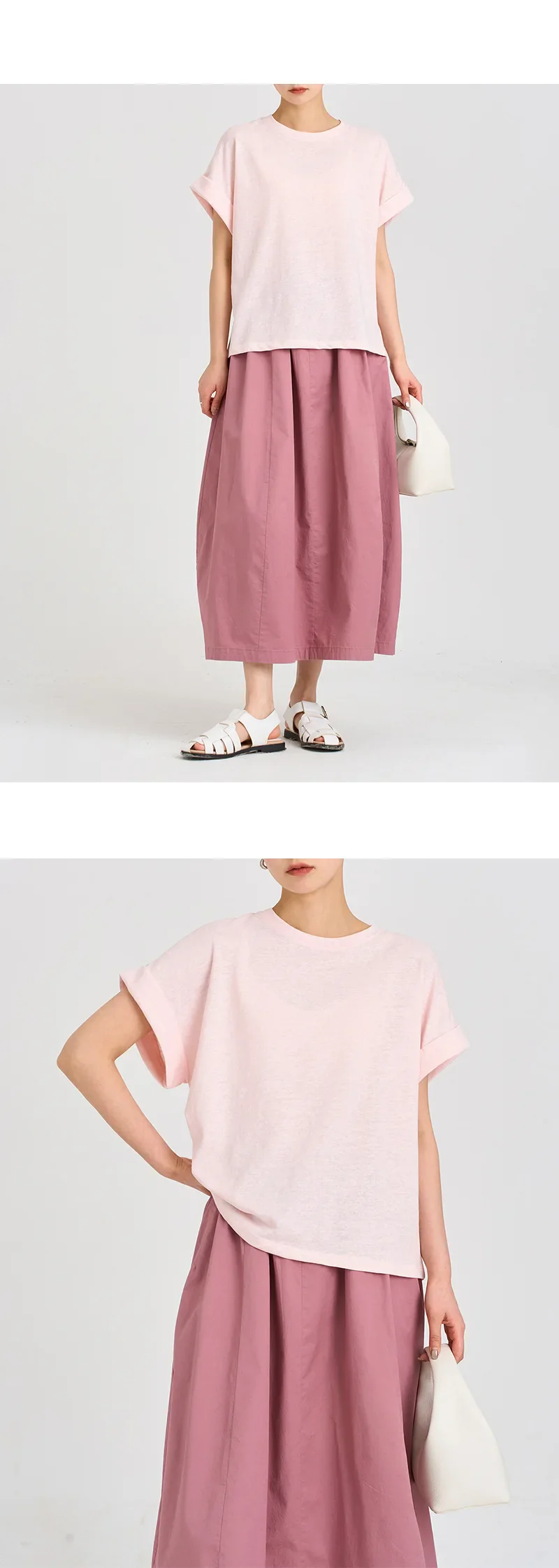 The Rolled Cuff Oversized Tee - Image 8
