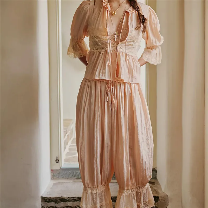 The Sage Lace Ruffle Two-Piece Set - Image 12