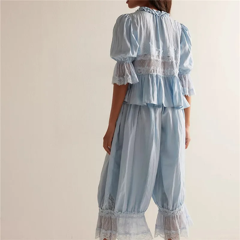 The Sage Lace Ruffle Two-Piece Set - Image 6