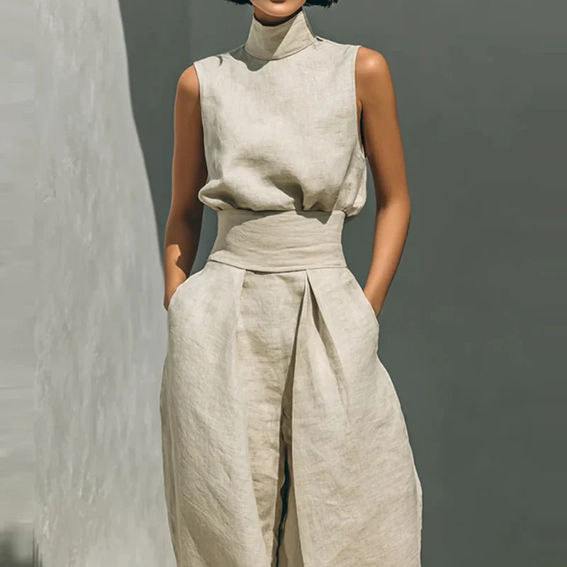 The Sandstone Linen Easy Set