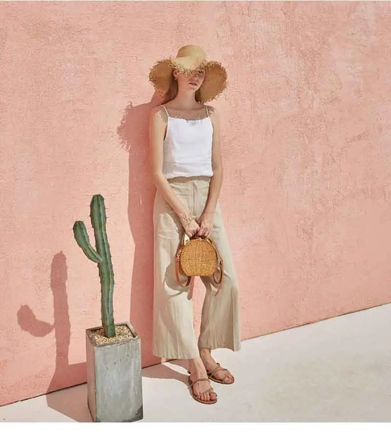 The Satin Strap Linen Cami - Image 7