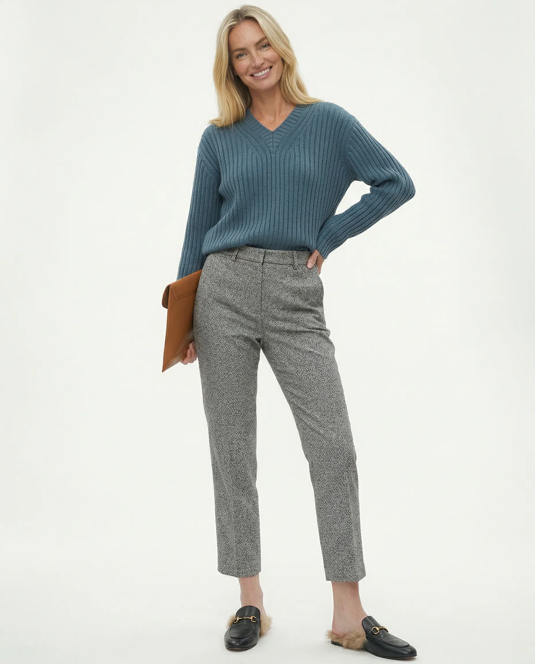 Torino Classic Wool Women's Trousers - Image 10
