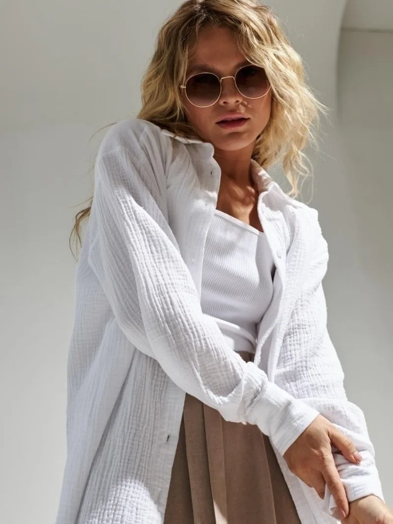 Valencia 100% Cotton Summer Shirt - Image 4