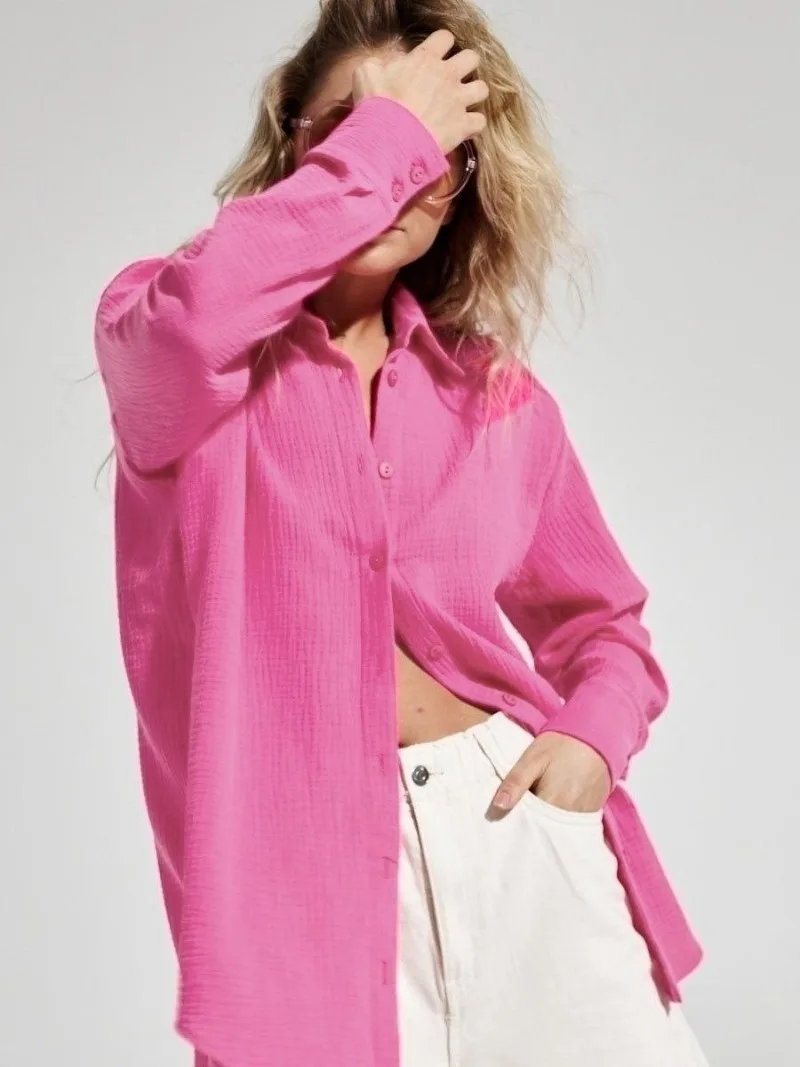Valencia 100% Cotton Summer Shirt - Image 40