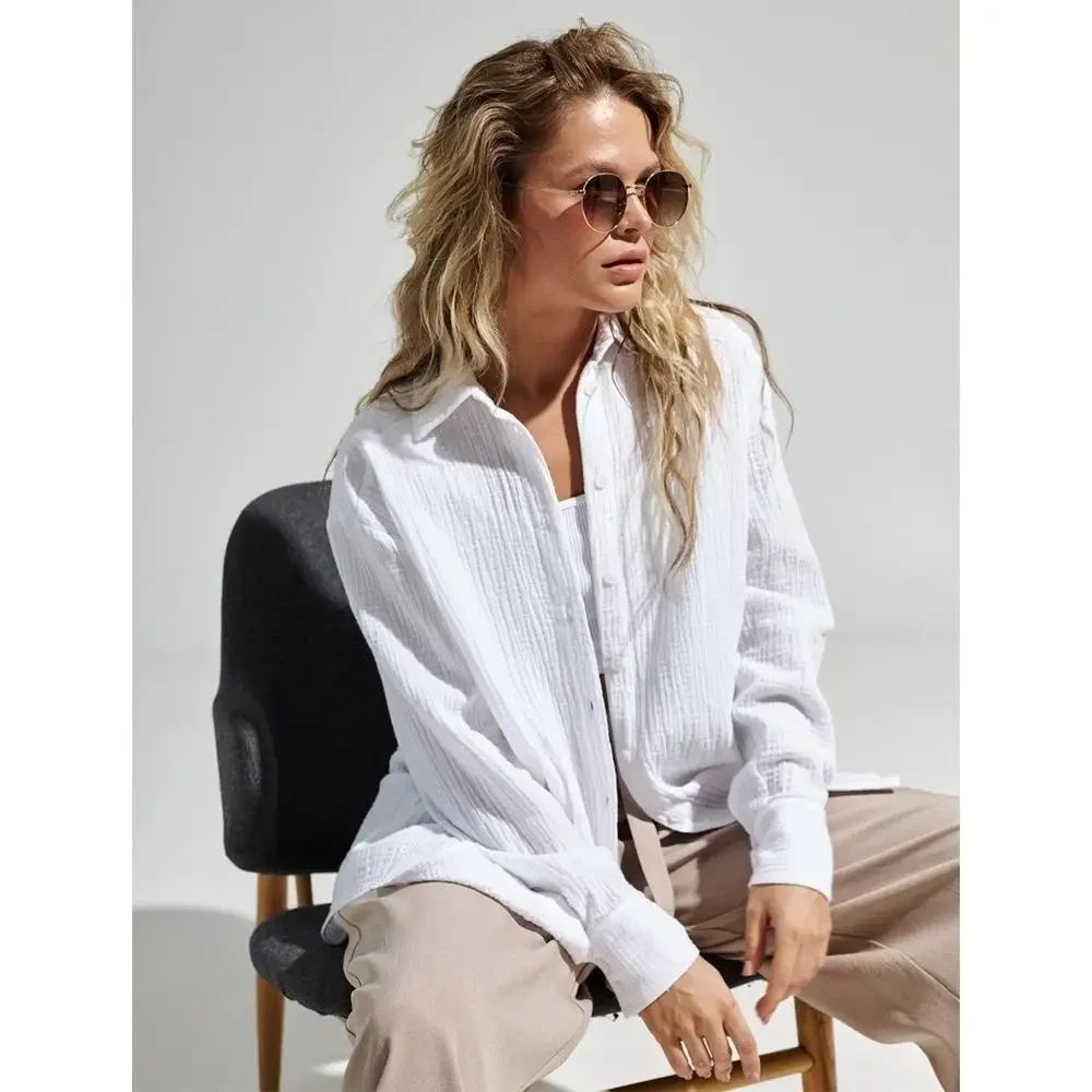 Valencia 100% Cotton Summer Shirt - Image 49