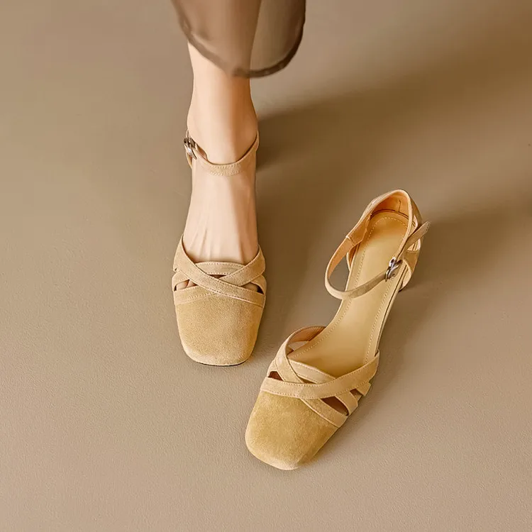 The Arden Suede Heel - Image 37