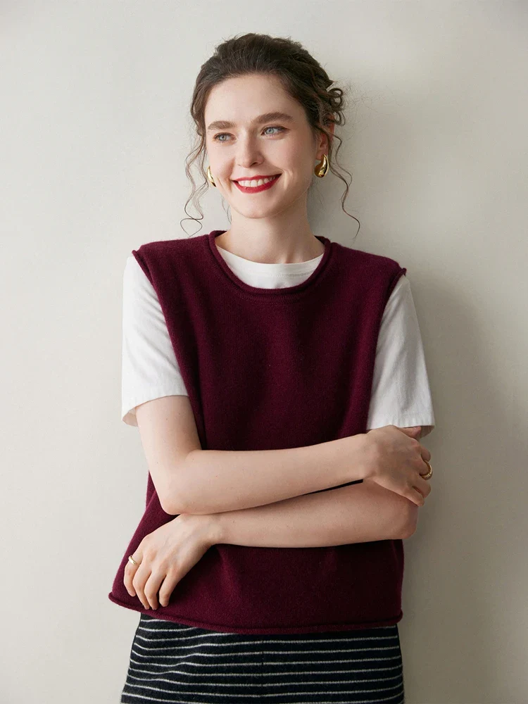 Verona Cashmere Vest - Image 25