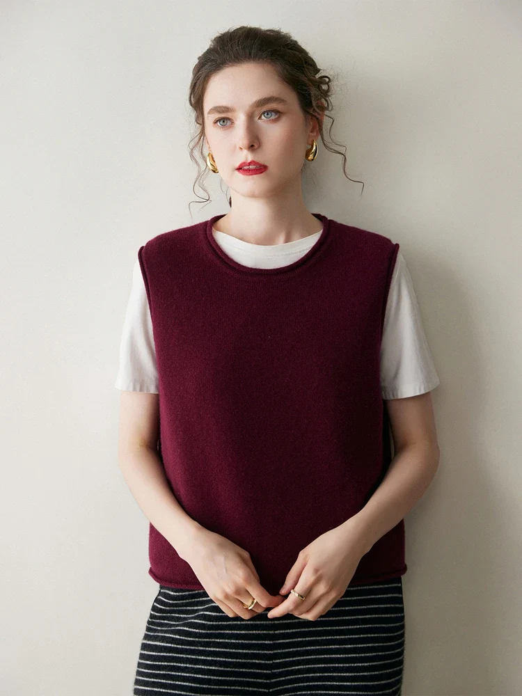 Verona Cashmere Vest - Image 26