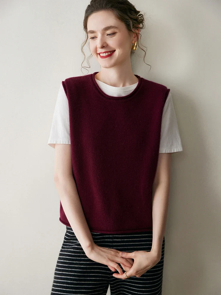 Verona Cashmere Vest - Image 3