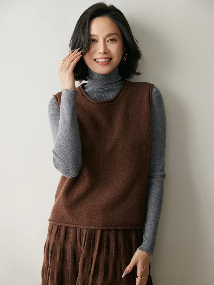 Verona Cashmere Vest - Image 33