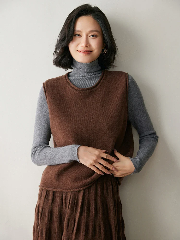 Verona Cashmere Vest - Image 34