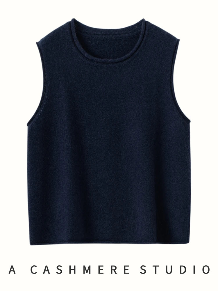 Verona Cashmere Vest - Image 35
