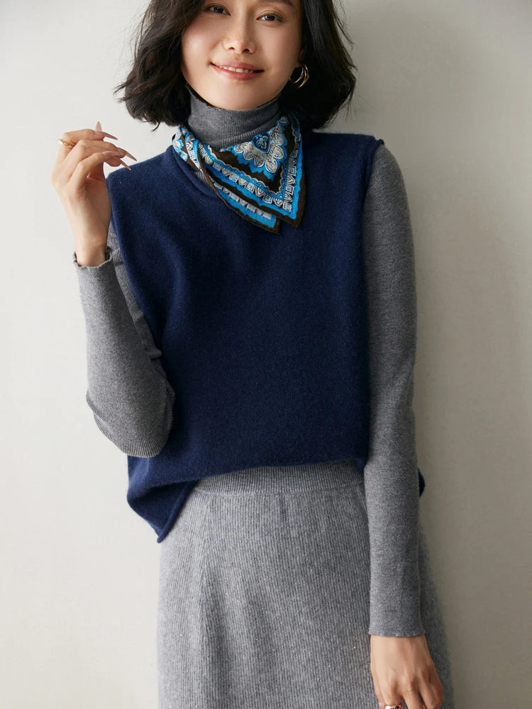 Verona Cashmere Vest - Image 36