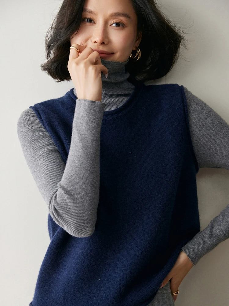 Verona Cashmere Vest - Image 40