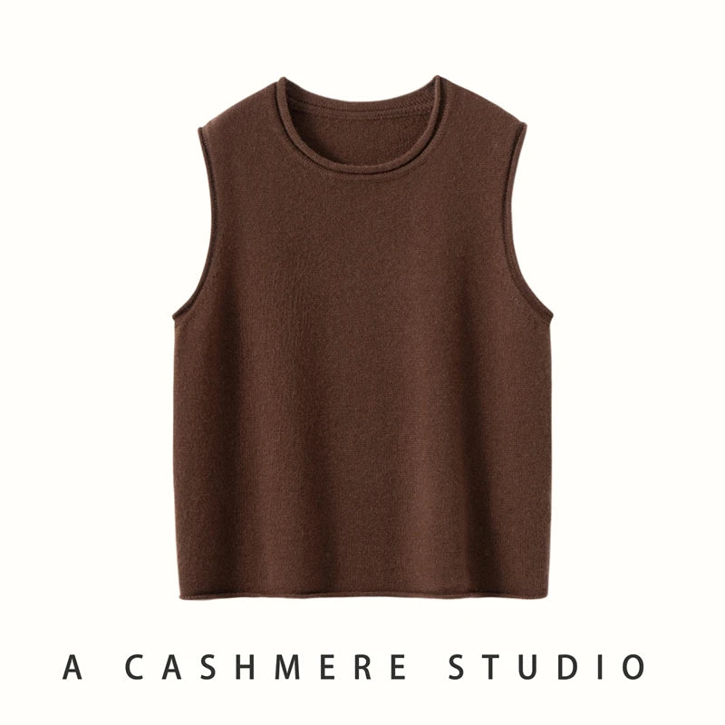 Verona Cashmere Vest - Image 45