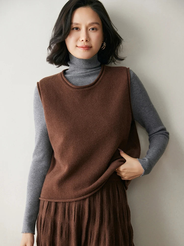 Verona Cashmere Vest - Image 5