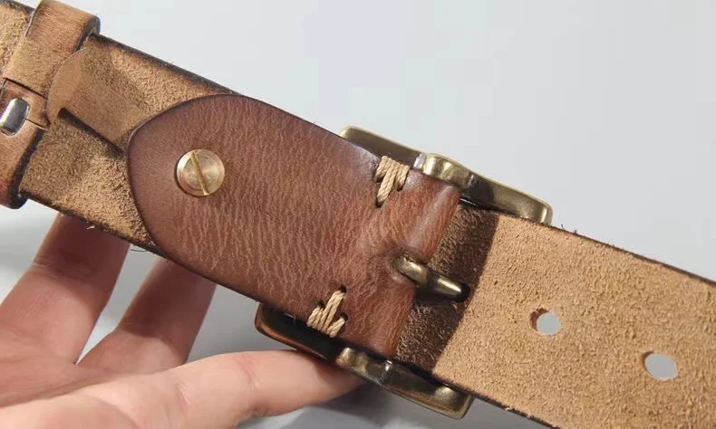 Vintage Cowhide Belt - Image 16