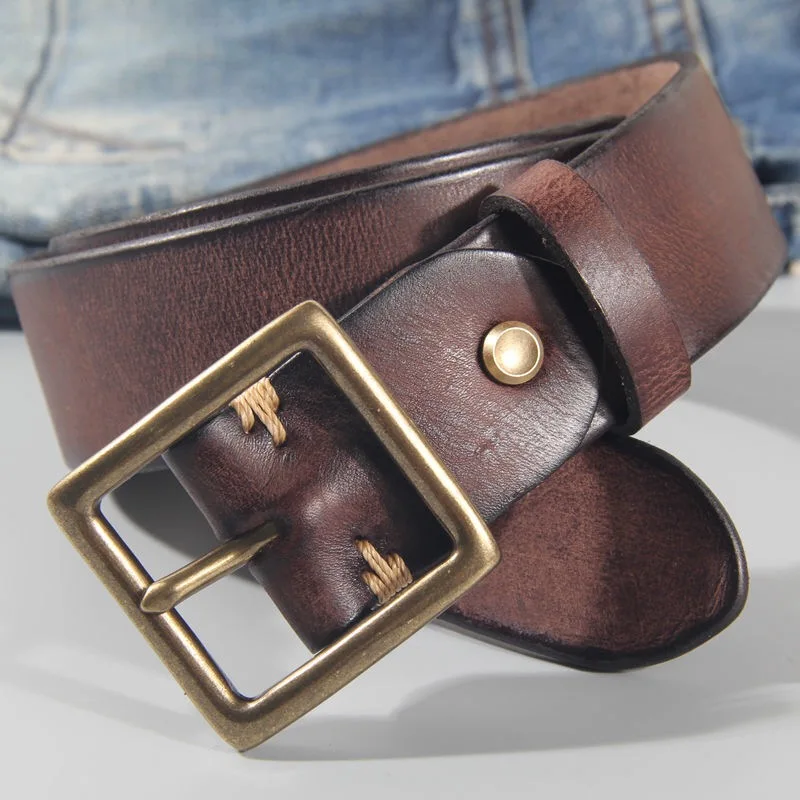 Vintage Cowhide Belt - Image 2