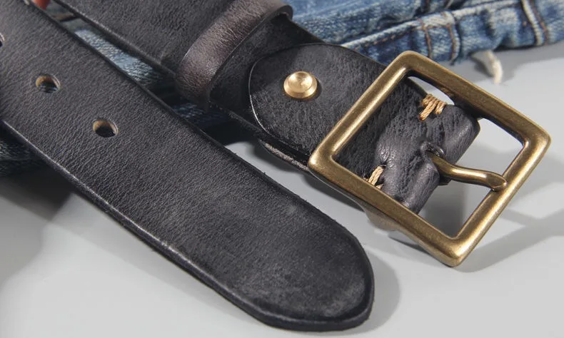 Vintage Cowhide Belt - Image 20