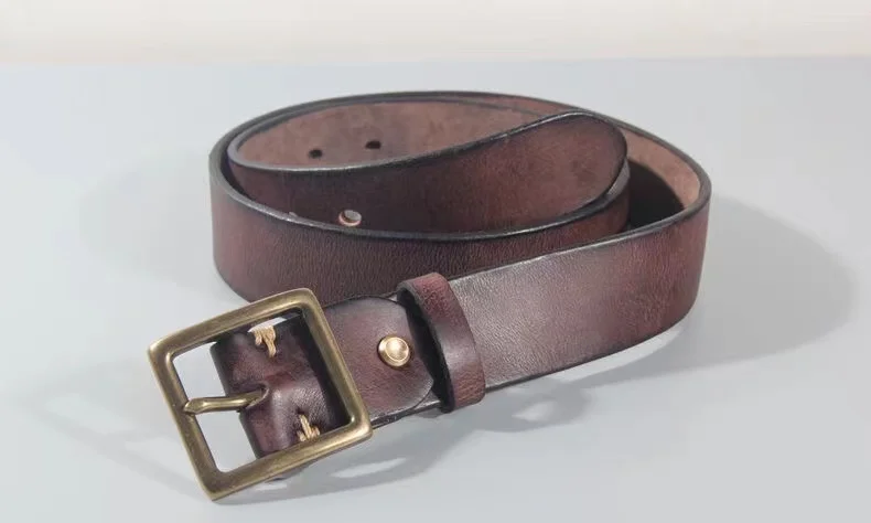 Vintage Cowhide Belt - Image 23