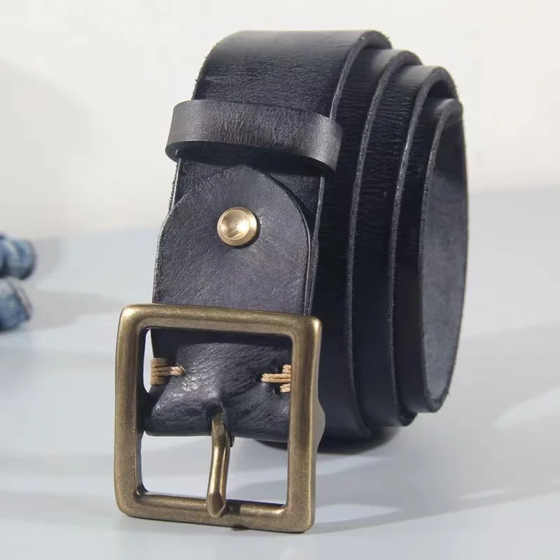 Vintage Cowhide Belt - Image 5