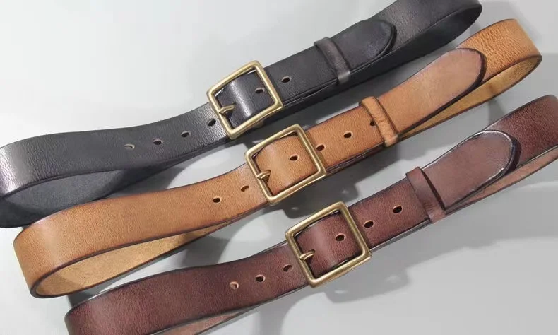 Vintage Cowhide Belt - Image 9