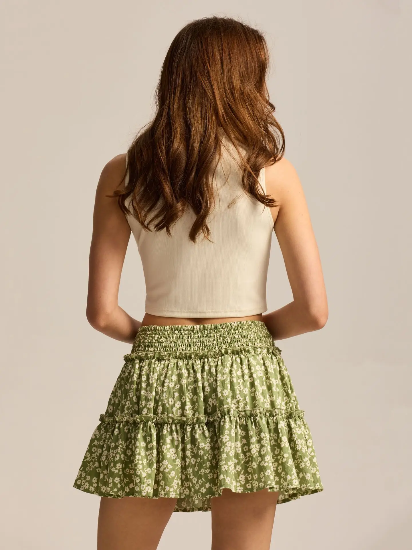 Viora Leopard Ruffle Skirt - Image 11