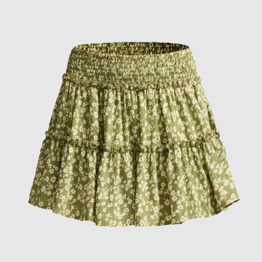 Viora Leopard Ruffle Skirt - Image 21