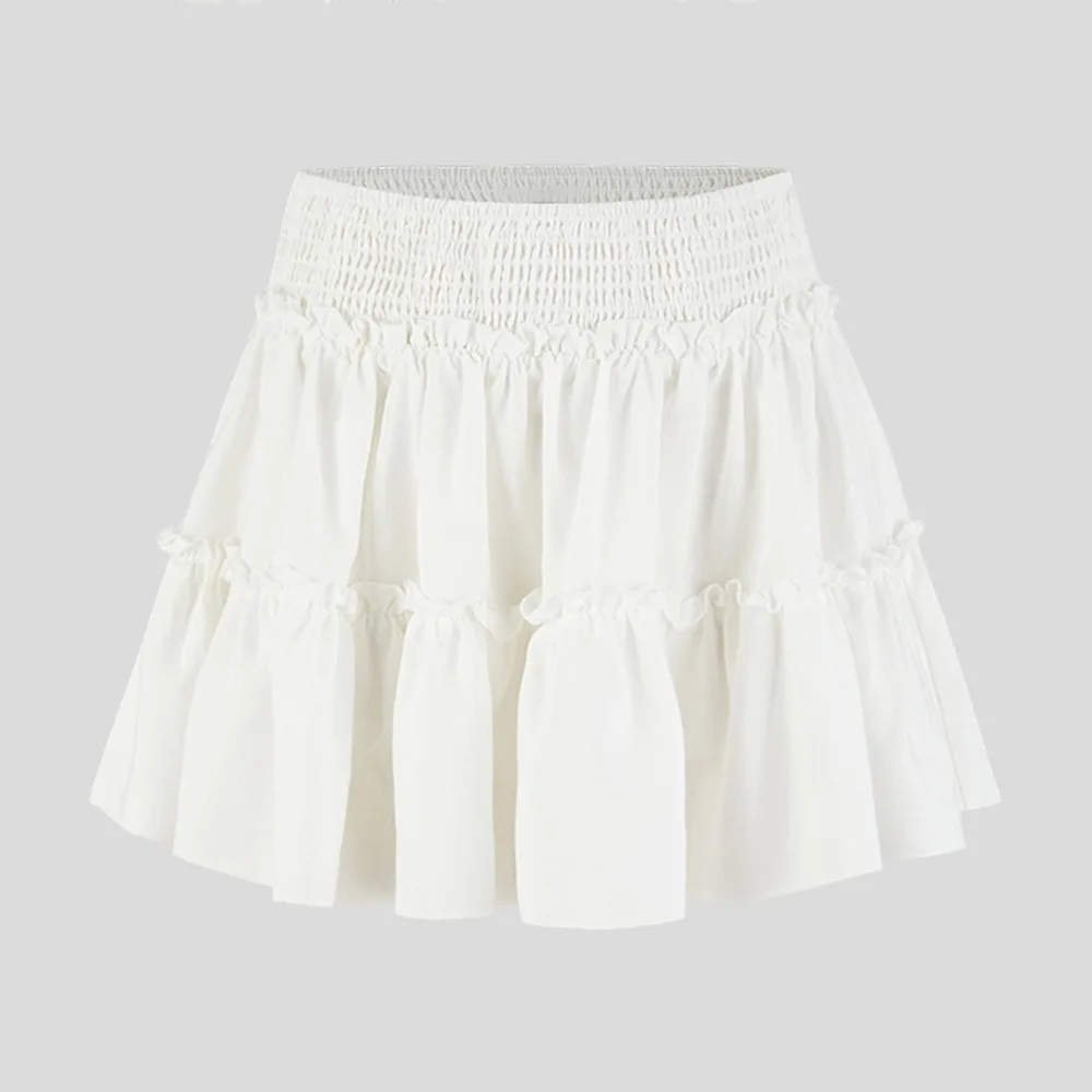 Viora Leopard Ruffle Skirt - Image 23