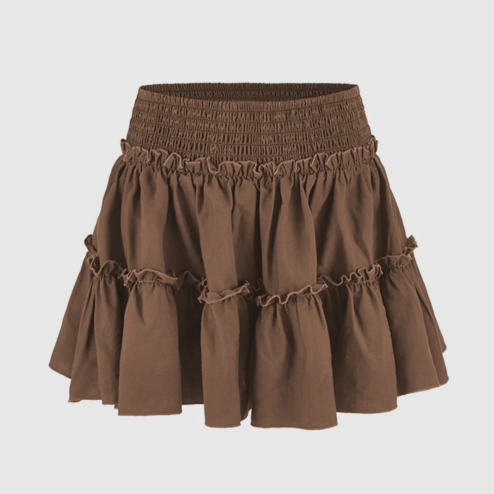 Viora Leopard Ruffle Skirt - Image 24