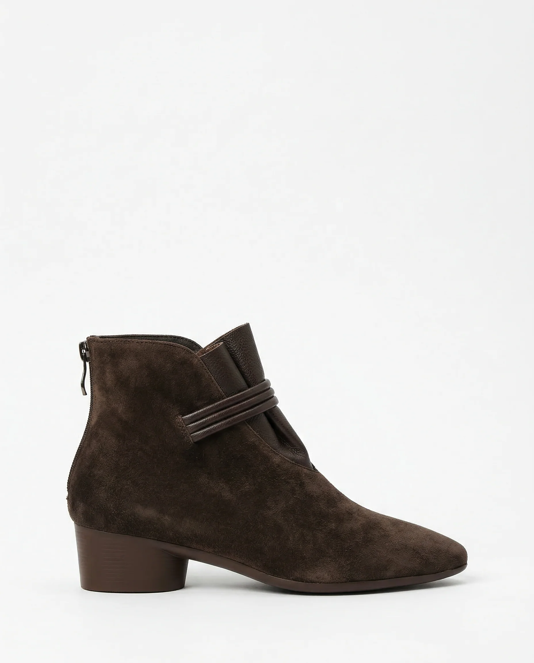 Vivienne Italian Crest Suede Boots