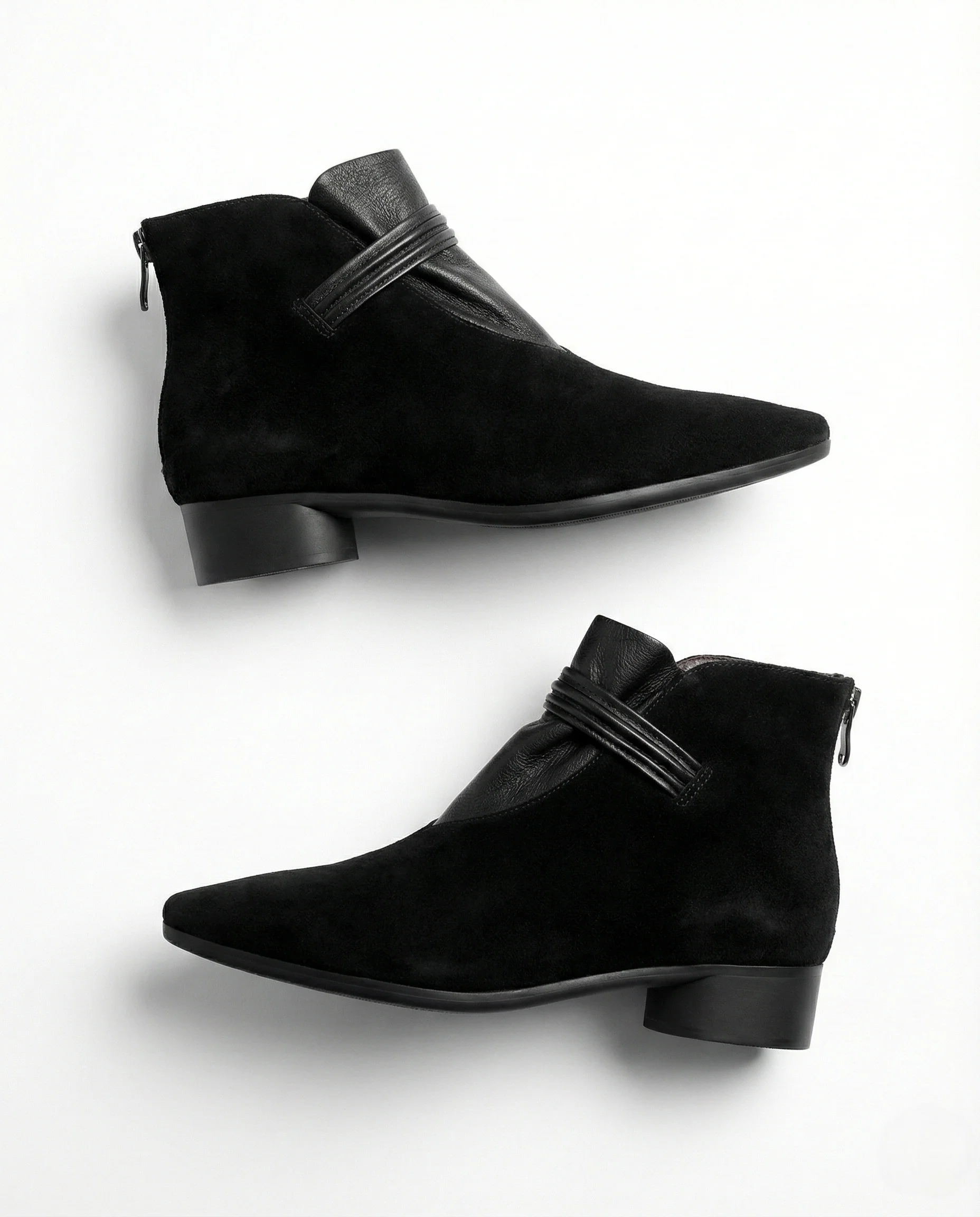 Vivienne Italian Crest Suede Boots - Image 33