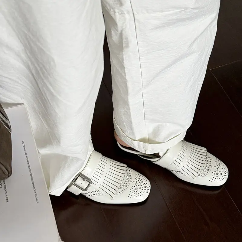 Winslow Fringe Leather Loafers - Image 12