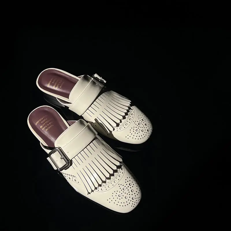 Winslow Fringe Leather Loafers - Image 17