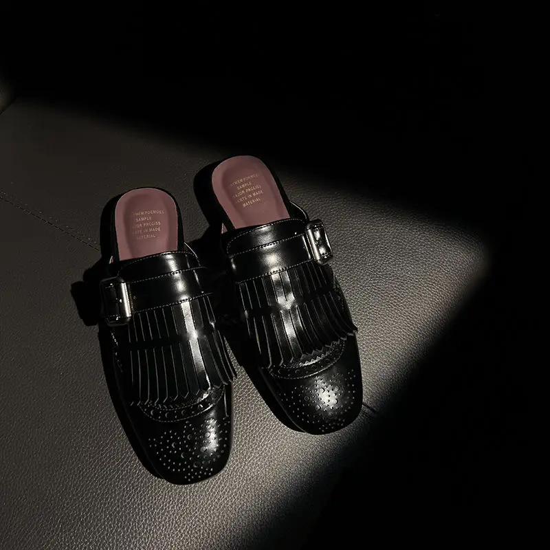 Winslow Fringe Leather Loafers - Image 18