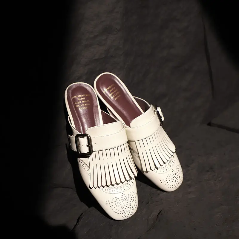 Winslow Fringe Leather Loafers - Image 19