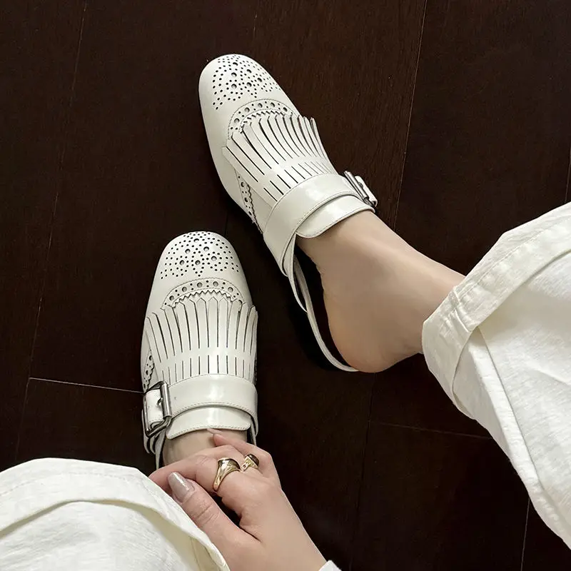 Winslow Fringe Leather Loafers - Image 3