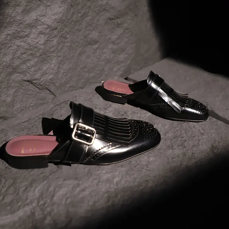 Winslow Fringe Leather Loafers - Image 4