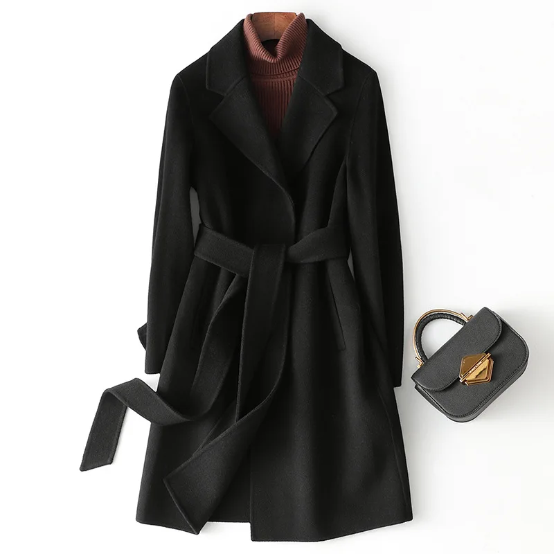 Winter Cinch Woolen Coat - Image 11