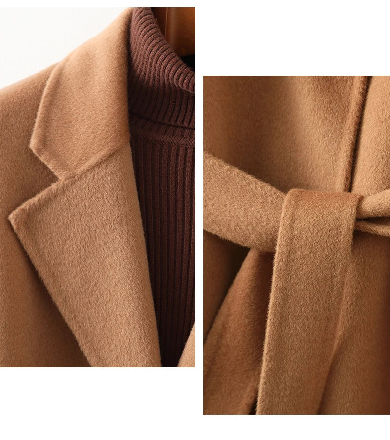 Winter Cinch Woolen Coat - Image 14
