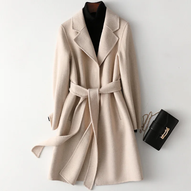 Winter Cinch Woolen Coat - Image 7