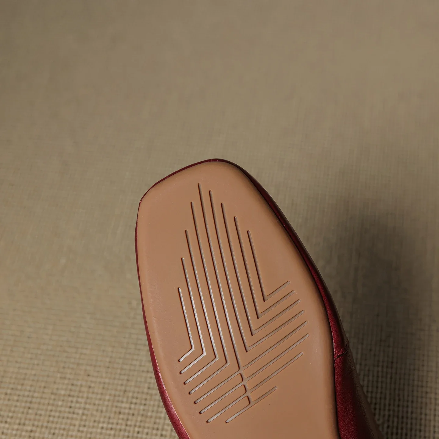 Women’s Leather Square Toe Chunky Heel Mules - Image 32