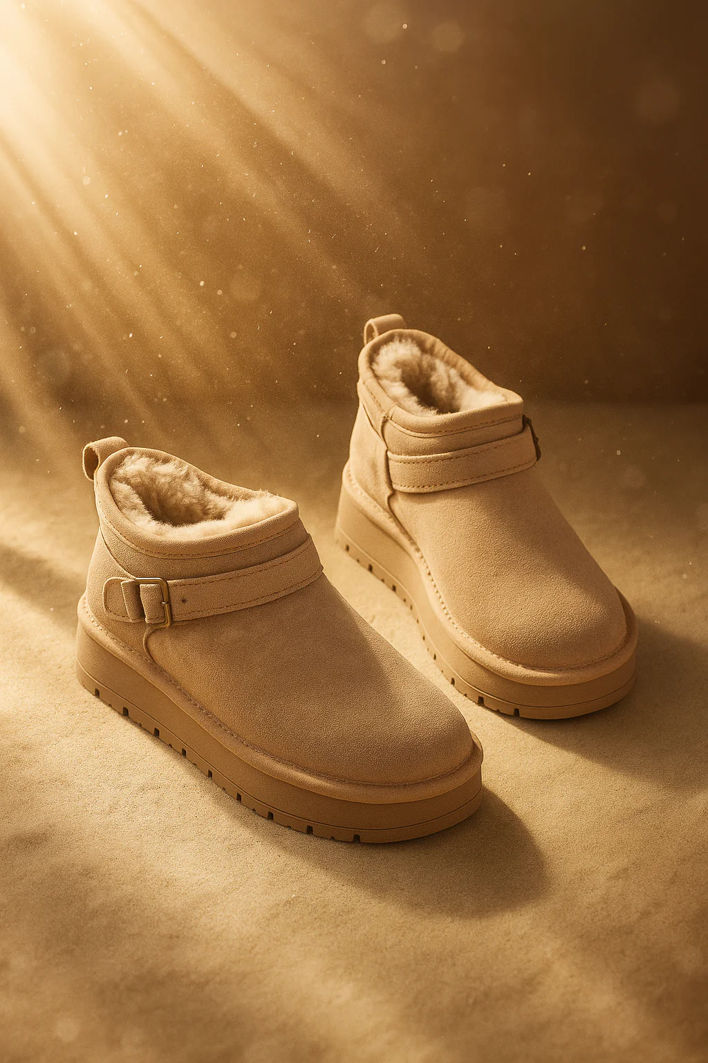 Women's Classic Plush Boot-Shoes - Image 11
