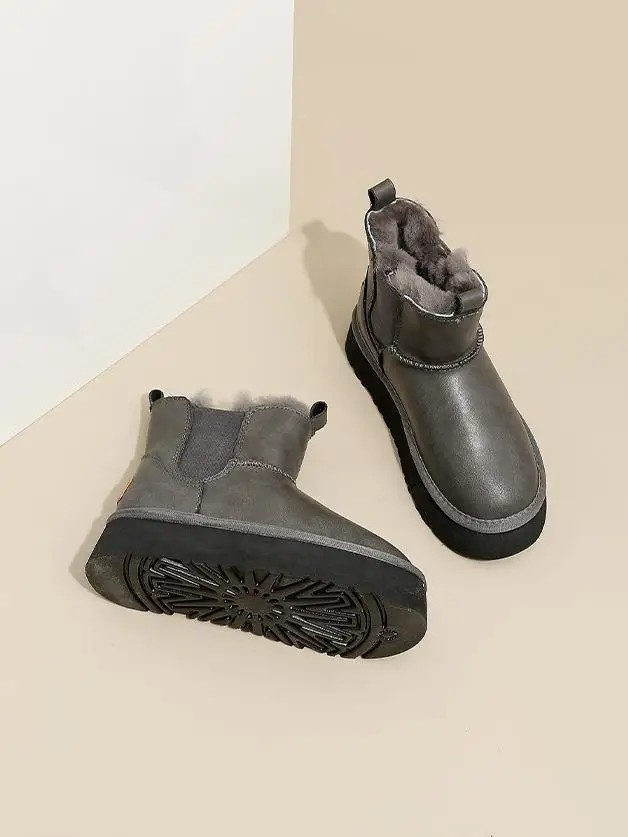 Women's Holmstead Leather Fur Boots - Image 16