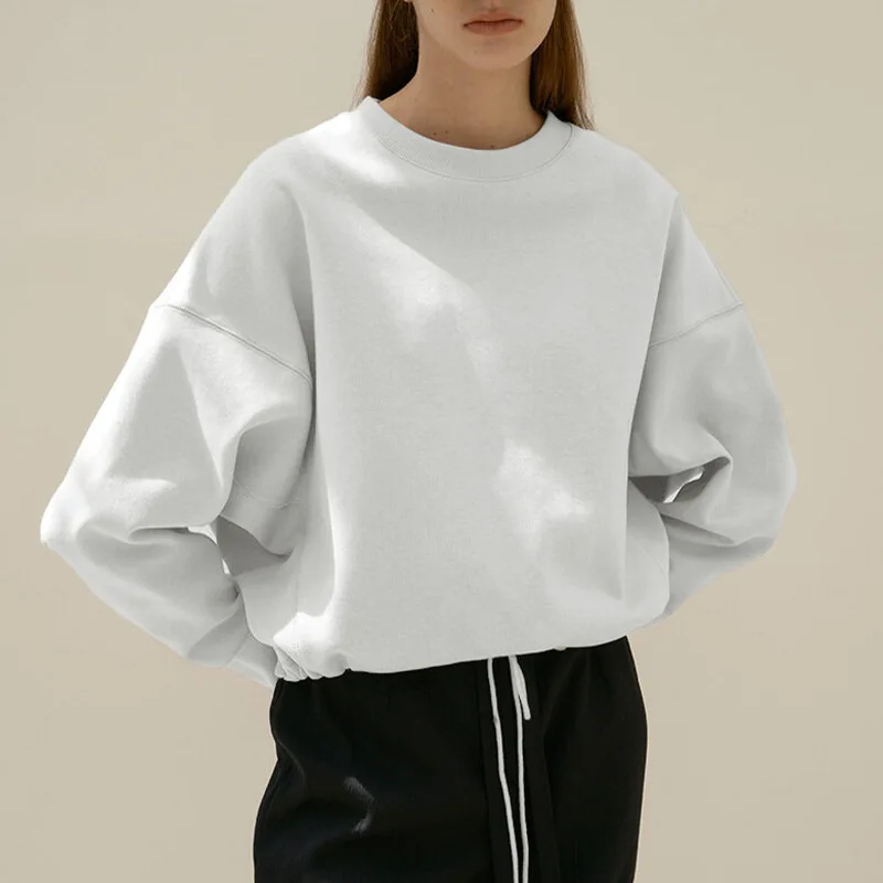 Women's Oversized Cotton Hoodie Pullover Streetwear - Image 3
