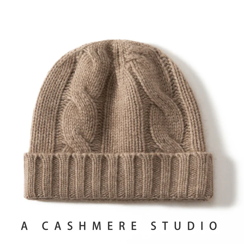 Wren Cable Cashmere Beanie - Image 15