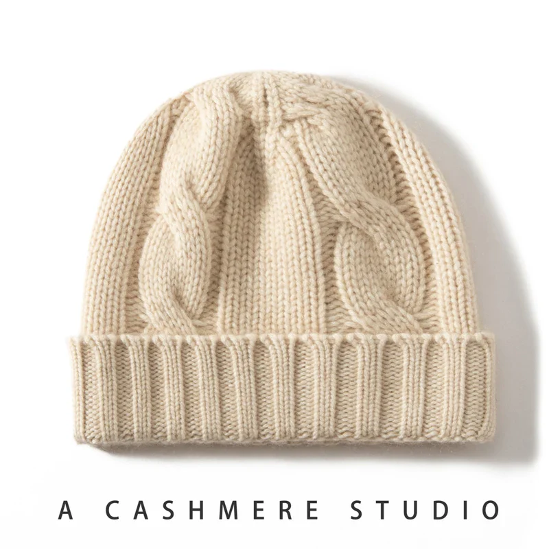 Wren Cable Cashmere Beanie - Image 7